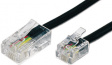E5185015 Tele input cable RJ12 RJ45 2 m светло-серый