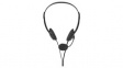 CHST100BK PC Headset On-Ear 2x 3.5 mm Jack Plug 2m Black