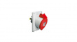 12801 CEE integral socket red 32 A/400 VAC