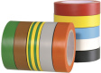 HTAPE-FLEX15-15X10-PVC-MIX [10 шт] Изоляционная лента из ПВХ, набор желто-зеленый красный серый зеленый желтый синий оранжевый белый коричневый черный 15 mmx10 m