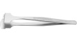 48WF.SA.1 Wafer Tweezers - Serrated Handles Stainless Steel Top Fingers/Flat Bottom Paddle
