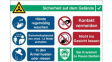 RND 605-00209 COVID-19 General Safety Information, Safety Sign, German, 371x262mm, 1pcs