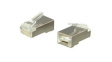 PXSPDY6Sb#200 Plug, RJ45, CAT68 Positions, 8 Contacts, Shielded, Pack of 200 pieces