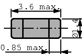 MMA02040C2701FB300, Резистор, SMD 2.7 kΩ ± 1 % 0204, Vishay