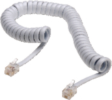 127-2-3, Telephone cable RJ12 6P6C RJ12 6P6C 2 m white, MSL