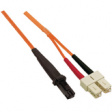 MTRJSC62OR10 FO cable 62.5/125um OM1 MTRJ/SC 10 m Orange