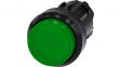 3SU1001-0BB40-0AA0 SIRIUS ACT Illuminated Push-Button front element Plastic, green