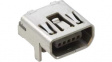 56579-0519 Mini USB 2.0 Socket, 5, mini-USB AB