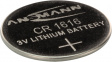 5020132 Lithium Button Cell Battery,  Lithium Manganese Dioxide, 3 V