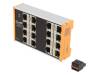UF16T Промышленный модуль: switch Ethernet; неуправляемый; 18?30ВDC
