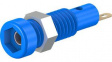 23.0050-23 Panel Mount Socket 2mm Blue 10A 60V Nickel-Plated