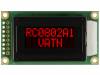 RC0802A1-LLR-JWVE Дисплей: LCD; алфавитно-цифровой; VA Negative; 8x2; LED; PIN:16
