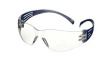 SF101AS-BLU SecureFit Safety Glasses, Clear, Polycarbonate (PC), Anti-Scratch