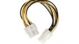 CCGP74410VA015 Internal Power Cable EPS 8-Pin Male - P4 Female 150mm Multicolour