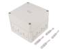 10590501, Enclosure with knock outs grey, RAL 7035 Polystyrene IP 66 N/A TK-PS, Spelsberg