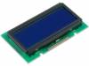 RC1202A-BIY-ESV Дисплей: LCD; алфавитно-цифровой; STN Negative; 12x2; голубой; LED