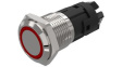 82-4152.11A4 Illuminated Pushbutton 1CO, IP65/IP67, LED, Red/Green, Momentary Function