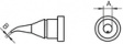 LT 1XHS Паяльный наконечник Круглой формы, изогнутый 30° 0.4 mm