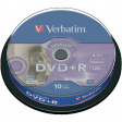 43576 DVD+R 4.7 GB Spindle for 10
