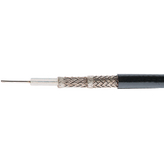 M17/84 RG223 [500 м], Coaxial cable 500 m Silver-Plated Copper Black, CEAM