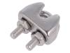 ZLK-4-A4 Rope clamp wire; acid resistant steel A4; for rope; Orope: 4mm