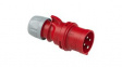 024-6V CEE Plug SHARK 4P 6mm? 32A IP44 400V Red/White