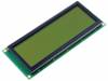 RC2004C-YHY-ESX Дисплей: LCD; алфавитно-цифровой; STN Positive; 20x4; зеленый; LED