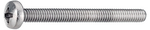 BN 660 M3X30MM [100 шт], Oval-head screws, stainless A2 M3 30 mm, BOSSARD