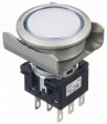 LBW6ML-A1RT64PW Кнопочный переключатель с подсветкой 2CO 5 A 30 В / 125 В / 250 В IP65