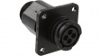 788154-2 Receptacle CPC1, Accepts Female Contacts/Square Flange