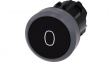 3SU1030-0AB10-0AD0 SIRIUS ACT Push-Button front element Metal, matte, black