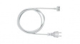 MK122D/A Power Extension Cord, 2 m, White, MagSafe/MagSafe 2