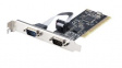 PCI2S5502 Serial Adapter Card, 2x DB9, PCI-X