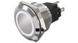 82-6651.2154 Illuminated Pushbutton 1CO, IP65/IP67, LED, White, Maintained Function
