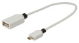 KNM60515W02 USB Cable 0.2 m White
