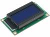 RC0802A-BIW-CSX, Дисплей: LCD; алфавитно-цифровой; STN Negative; 8x2; голубой; LED, RAYSTAR OPTRONICS