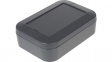 WP5-7-3C Low Profile Case 65x52x27mm Charcoal Grey ABS IP67