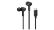 G3H0002BTBLK Headphones, In-Ear, 20kHz, Cable, Black
