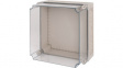 CI44E-250 Insulated enclosure 375 x 375 x 275 mm pebble grey RAL 7032 Polycarbonate IP 65
