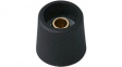 A3116069 Control knob without recess black 16 mm
