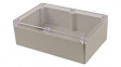 RZ0353C Plastic Enclosure with Clear Lid 222x146x95mm Beige ABS IP65