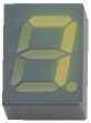 TDSY 1150 7-сег. СИД-дисплей желтый 7 mm THT