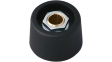 A3123069 Control knob without recess black 23 mm