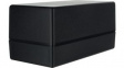 SR37-DB.9 Enclosure with Rounded Corners 128x64x63mm Black ABS