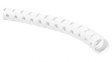 161-64415 Spiral Sleeve with Tool, 27mm, Polypropylene, White, 2m