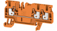 1521830000 A3C 2.5 OR terminal block, clamp, 3 poles, 24a, 2.5mm2, orange