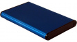 1455A1002BU Metal enclosure blue 102 x 70 x 12 mm Aluminium