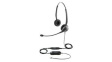 2129-82-04 Headset, GN 2100, Stereo, Over-Ear, 3.8kHz, QD, Black