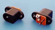 DJK-01A, Разъем питания штыревой 2,1мм (п) на приборный блок 2 винта, China
