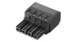 1060400000 Pluggable Terminal Block, Straight, 7.62mm Pitch, 3 Poles